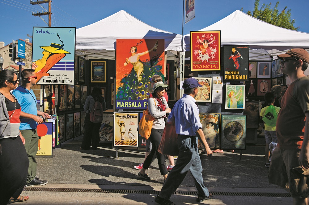 Mountain View’s Art & Wine Festival is celebrating its 50th anniversary this year. (Photo by Natalia Nazarova)