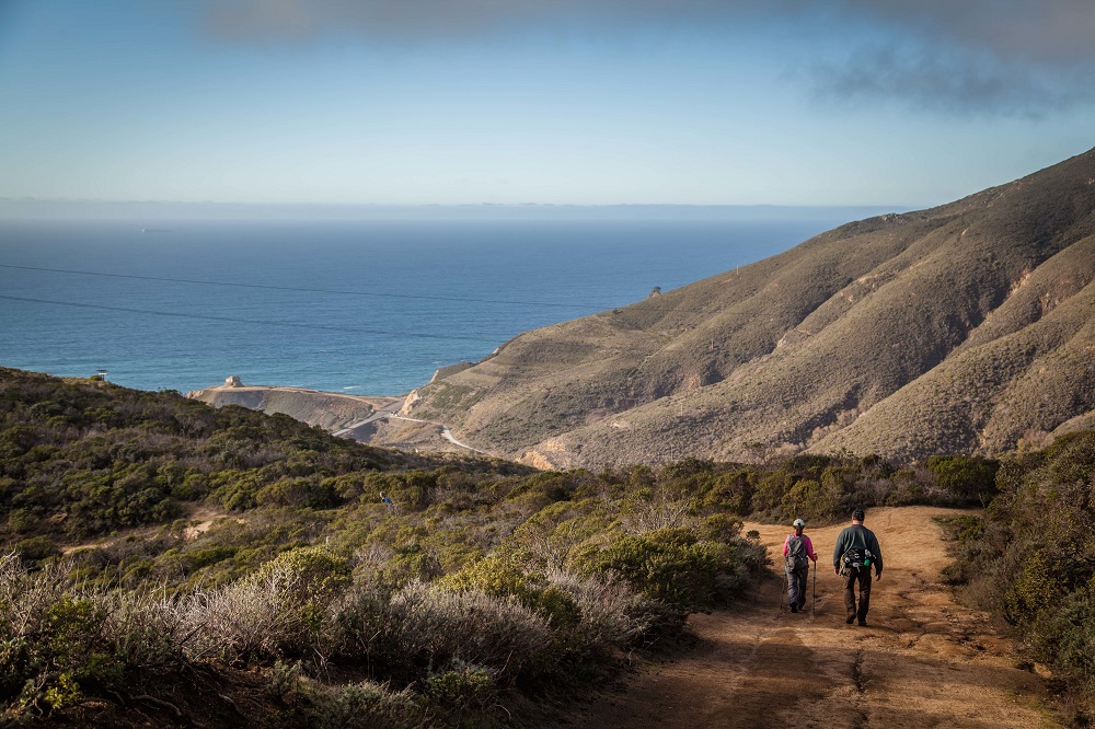 James Eggers, executive director of the Sierra Club Loma Prieta Chapter, on a Loma Prieta Chapter hike at Montara Mountain in 2018. (Photo courtesy James Eggers)