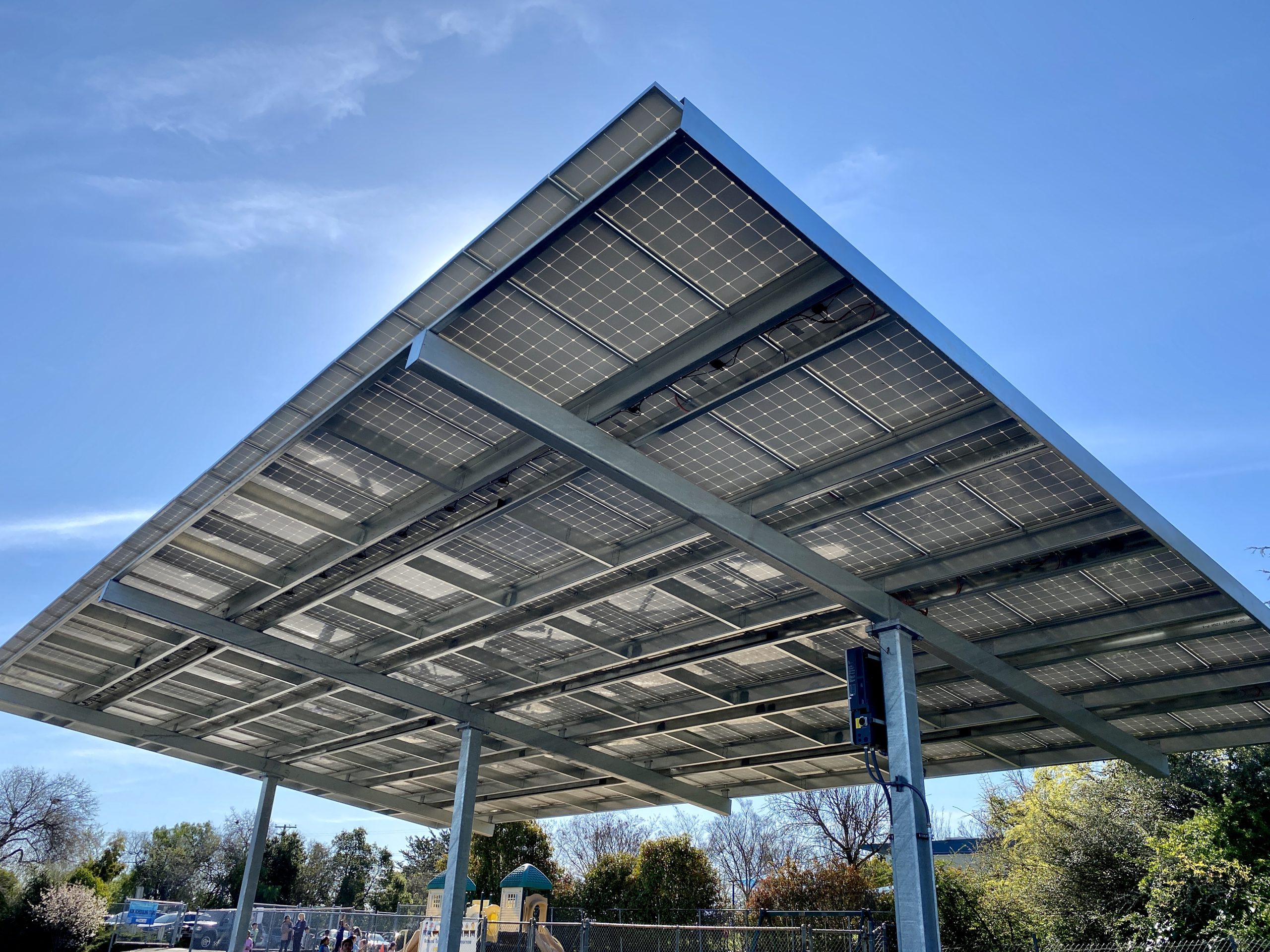 Construction begins on solar canopies at seven Redwood City schools