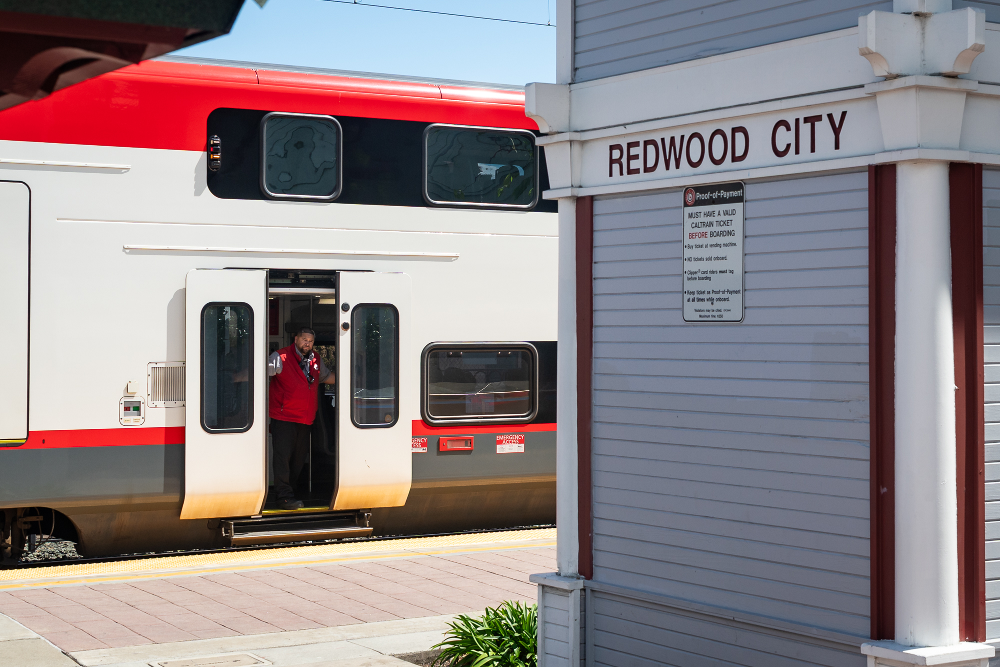 Image for Construction to affect access at Redwood City Caltrain station