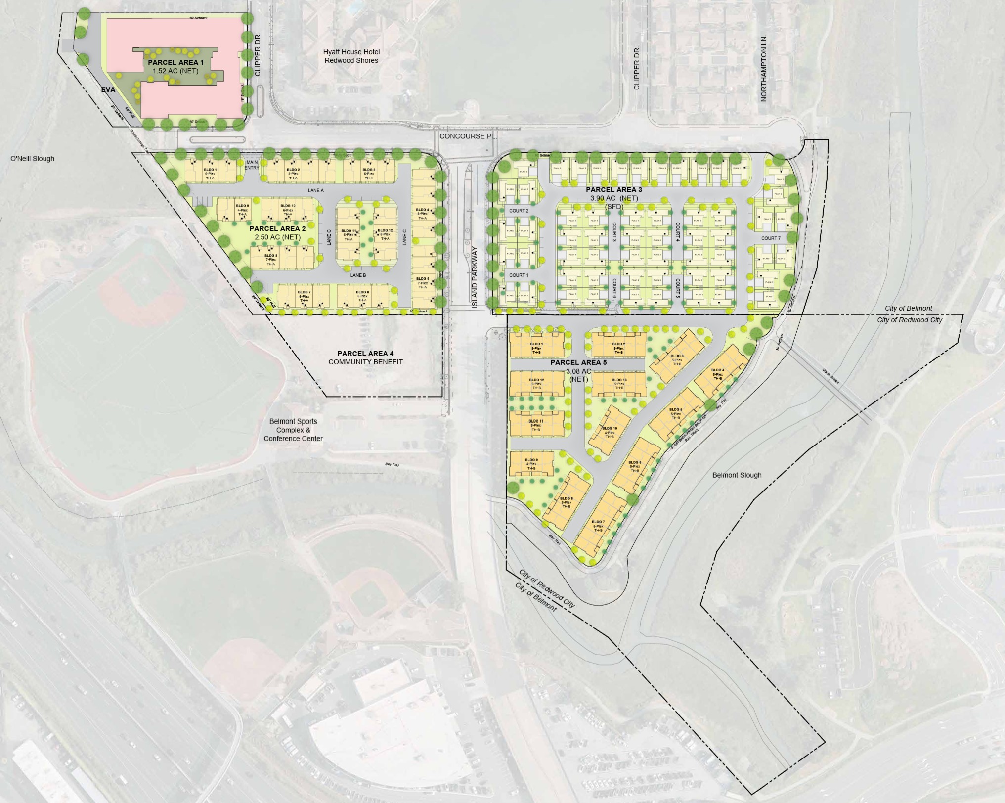 Preliminary plans filed for 400-home project in Redwood City, Belmont