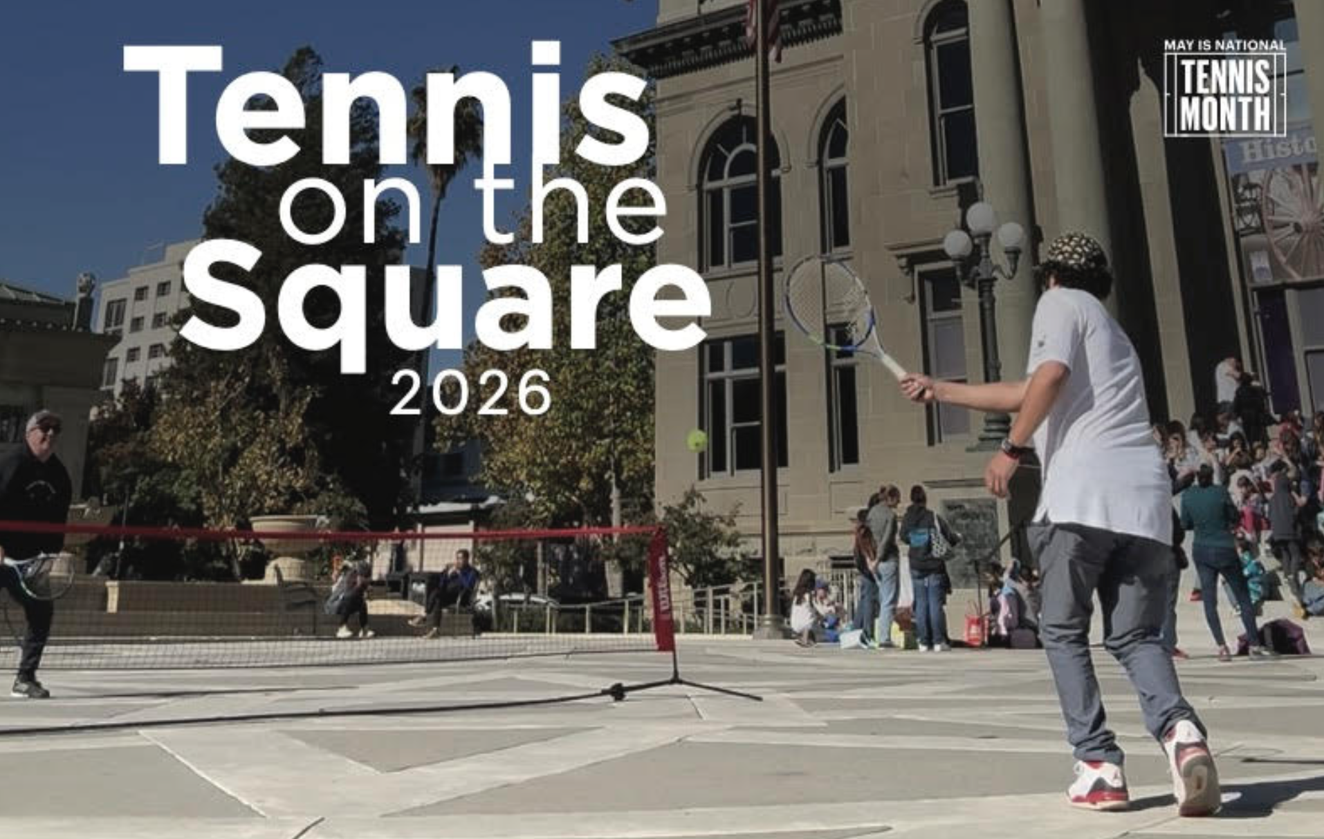 Image for Free tennis tournament/clinic Saturday at Courthouse Square